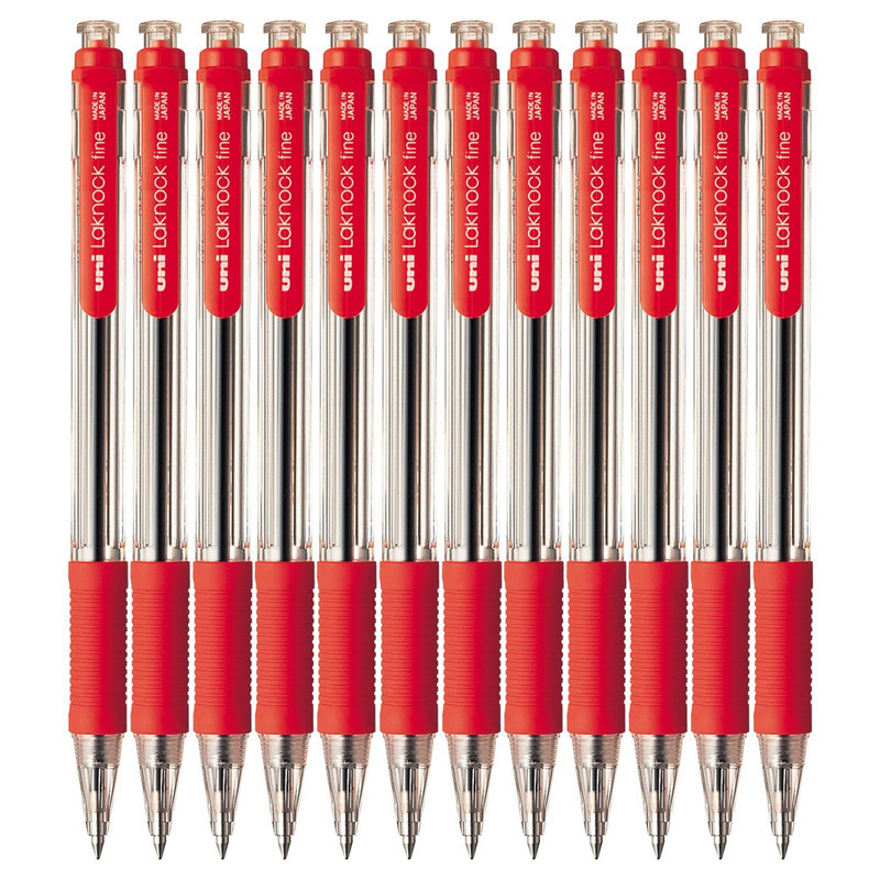 三菱（Uni）SN-101按制圓珠筆 0.7mm 紅色